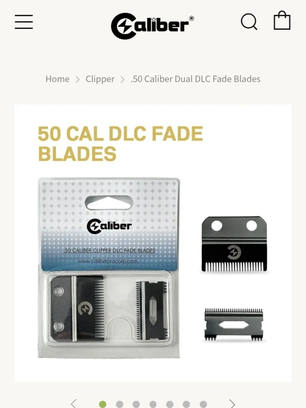 Caliber .50 DLC Fade Clipper Blade